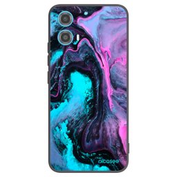 Fekete szilikon tok az alábbi mobiltelefonokra Motorola Moto G34 5G - Lean 2