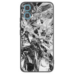 Fekete szilikon tok az alábbi mobiltelefonokra Motorola Moto G34 5G - Chrome