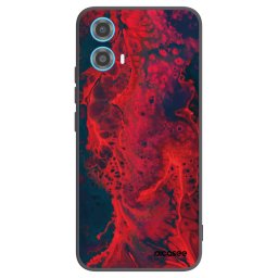 Fekete szilikon tok az alábbi mobiltelefonokra Motorola Moto G34 5G - Organic red