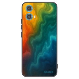 Fekete szilikon tok az alábbi mobiltelefonokra Motorola Moto G34 5G - Solar