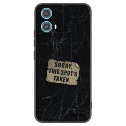Fekete szilikon tok az alábbi mobiltelefonokra Motorola Moto G34 5G - SORRY