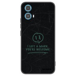 Fekete szilikon tok az alábbi mobiltelefonokra Motorola Moto G34 5G - LEFT A MARK