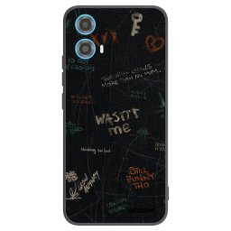 Fekete szilikon tok az alábbi mobiltelefonokra Motorola Moto G34 5G - CONFESSION