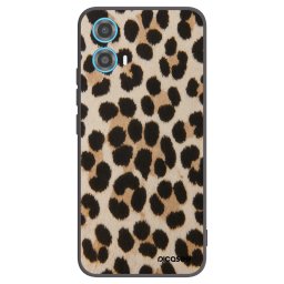 Fekete szilikon tok az alábbi mobiltelefonokra Motorola Moto G34 5G - Brown Tiger