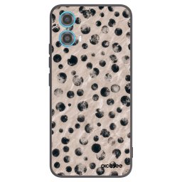 Fekete szilikon tok az alábbi mobiltelefonokra Motorola Moto G34 5G - Inked