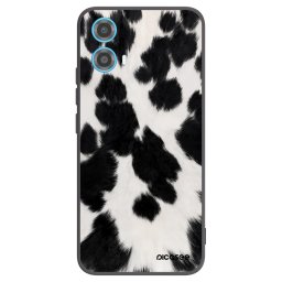 Fekete szilikon tok az alábbi mobiltelefonokra Motorola Moto G34 5G - Black Moo