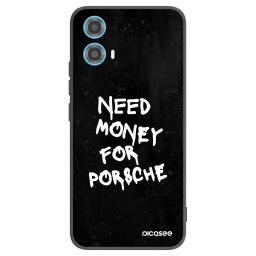 Fekete szilikon tok az alábbi mobiltelefonokra Motorola Moto G34 5G - Black Dollar
