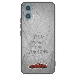 Fekete szilikon tok az alábbi mobiltelefonokra Motorola Moto G34 5G - Garage Scratch