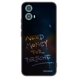 Fekete szilikon tok az alábbi mobiltelefonokra Motorola Moto G34 5G - Neon Nights