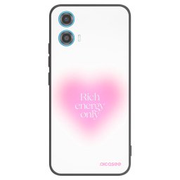 Fekete szilikon tok az alábbi mobiltelefonokra Motorola Moto G34 5G - Rich Energy