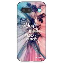 Fekete szilikon tok az alábbi mobiltelefonokra Google Pixel 8a - Don't think TOO much