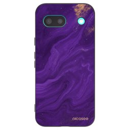 Fekete szilikon tok az alábbi mobiltelefonokra Google Pixel 8a - Purple