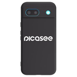 Fekete szilikon tok az alábbi mobiltelefonokra Google Pixel 8a - Picasee - new logo - white