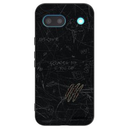 Fekete szilikon tok az alábbi mobiltelefonokra Google Pixel 8a - SCRATCH