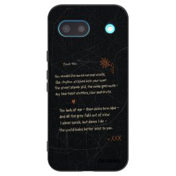 Fekete szilikon tok az alábbi mobiltelefonokra Google Pixel 8a - POET