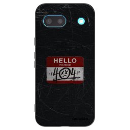 Fekete szilikon tok az alábbi mobiltelefonokra Google Pixel 8a - HELLO 404