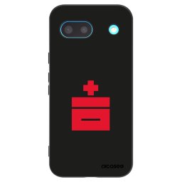 Fekete szilikon tok az alábbi mobiltelefonokra Google Pixel 8a - Le Plastenciaga