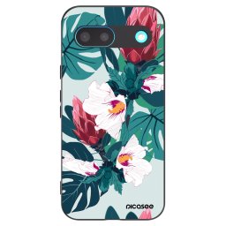 Fekete szilikon tok az alábbi mobiltelefonokra Google Pixel 8 - Rhododendron