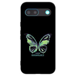 Fekete szilikon tok az alábbi mobiltelefonokra Google Pixel 8 - Diamanty Blue