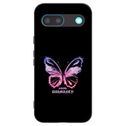 Fekete szilikon tok az alábbi mobiltelefonokra Google Pixel 8 - Diamanty Purple