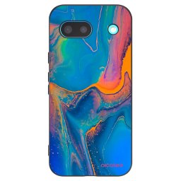 Fekete szilikon tok az alábbi mobiltelefonokra Google Pixel 8 - Rainbow