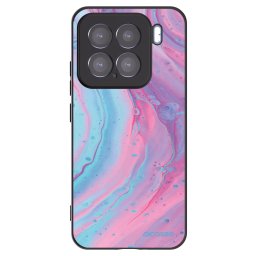 Fekete szilikon tok az alábbi mobiltelefonokra Xiaomi 15 - Pink liquid