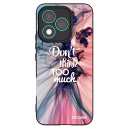 Fekete szilikon tok az alábbi mobiltelefonokra Honor 400 Lite 5G - Don't think TOO much