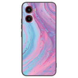 Fekete szilikon tok az alábbi mobiltelefonokra Motorola Moto G05 - Pink liquid