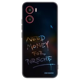 Fekete szilikon tok az alábbi mobiltelefonokra Motorola Moto G05 - Neon Nights
