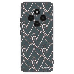 Fekete szilikon tok az alábbi mobiltelefonokra Xiaomi Poco C75 - Lots of love