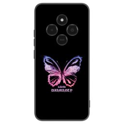 Fekete szilikon tok az alábbi mobiltelefonokra Xiaomi Poco C75 - Diamanty Purple