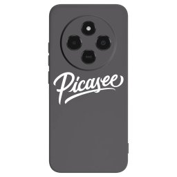 Fekete szilikon tok az alábbi mobiltelefonokra Xiaomi Poco C75 - Picasee - old logo - white