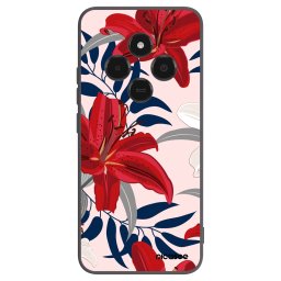 Fekete szilikon tok az alábbi mobiltelefonokra Xiaomi Poco C75 - Red Lily
