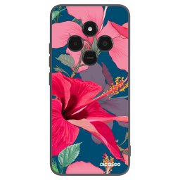 Fekete szilikon tok az alábbi mobiltelefonokra Xiaomi Poco C75 - Hibiscus