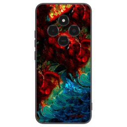 Fekete szilikon tok az alábbi mobiltelefonokra Xiaomi Poco C75 - Universe