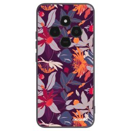 Fekete szilikon tok az alábbi mobiltelefonokra Xiaomi Poco C75 - Purple Leaf