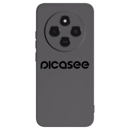 Fekete szilikon tok az alábbi mobiltelefonokra Xiaomi Poco C75 - Picasee - new logo - black