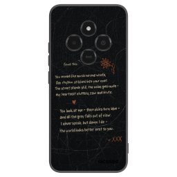 Fekete szilikon tok az alábbi mobiltelefonokra Xiaomi Poco C75 - POET
