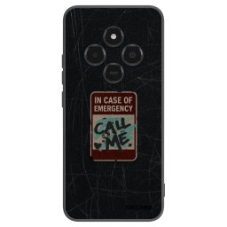 Fekete szilikon tok az alábbi mobiltelefonokra Xiaomi Poco C75 - EMERGENCY