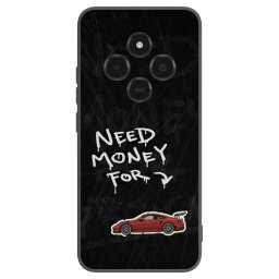 Fekete szilikon tok az alábbi mobiltelefonokra Xiaomi Poco C75 - Track Mode