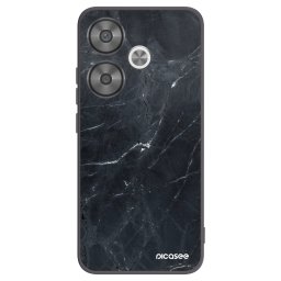 Fekete szilikon tok az alábbi mobiltelefonokra Xiaomi Poco F6 - Black marble