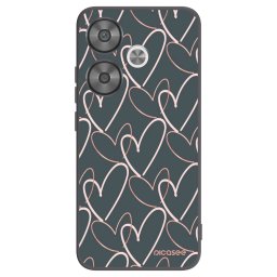 Fekete szilikon tok az alábbi mobiltelefonokra Xiaomi Poco F6 - Lots of love