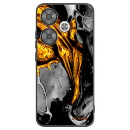 Fekete szilikon tok az alábbi mobiltelefonokra Xiaomi Poco F6 - Black Gold