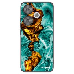 Fekete szilikon tok az alábbi mobiltelefonokra Xiaomi Poco F6 - Goldsky
