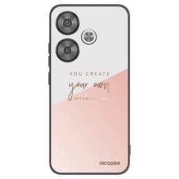 Fekete szilikon tok az alábbi mobiltelefonokra Xiaomi Poco F6 - You create your own opportunities