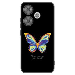 Fekete szilikon tok az alábbi mobiltelefonokra Xiaomi Poco F6 - Diamanty Black
