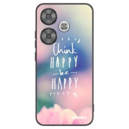Fekete szilikon tok az alábbi mobiltelefonokra Xiaomi Poco F6 - Think happy be happy