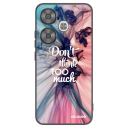 Fekete szilikon tok az alábbi mobiltelefonokra Xiaomi Poco F6 - Don't think TOO much