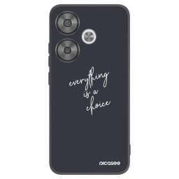 Fekete szilikon tok az alábbi mobiltelefonokra Xiaomi Poco F6 - Everything is a choice