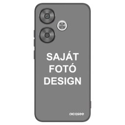 Fekete szilikon tok az alábbi mobiltelefonokra Xiaomi Poco F6 - Saját fotó/motívum